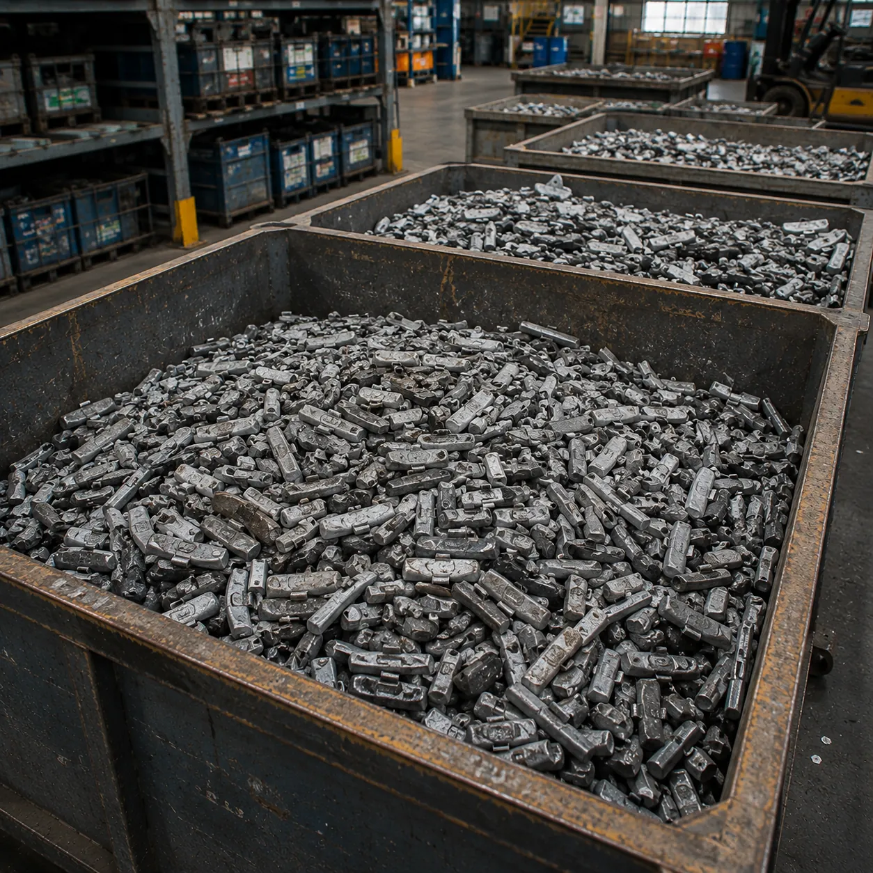 LEAD SCRAP WHEEL WEIGHTS (ISRI ROPES)